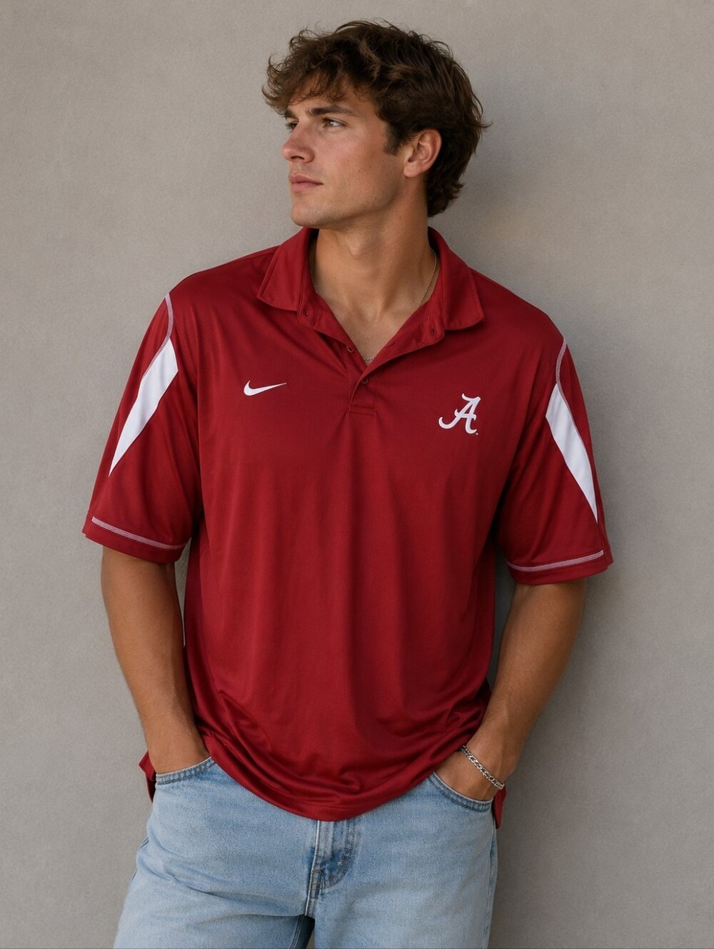 Alabama Nike Team Red Jersey Medium